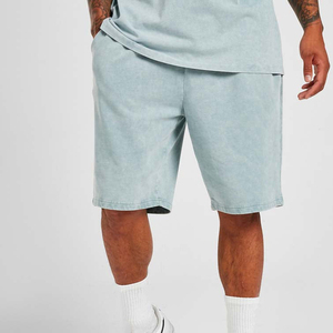 Shorts de survêtement en molleton épais 100 % coton pour homme, tailles XS et plus, impression DTG personnalisée, vente en gros, motif acide, maille - Product Image 3