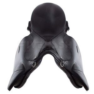 Silla de montar australiana de cuero premium, duradera, para entrenamiento de caballos, para deportes ecuestres al aire libre y uso diario. - Product Image 3