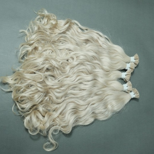 Extensions de cheveux humains 100% Remy vietnamiennes en vrac, style vague naturelle, sans traitement chimique, cuticule intacte, vente en gros - Product Image 5