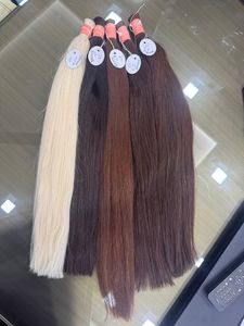 ผมแท้สีบลอนด์แพลตตินั่มแบบเป็นมัด  จัดเรียงเกล็ดผม ไม่พันกัน น้ำหนักเบา แพ็คใหญ่  รักษ์โลก - Product Image 2