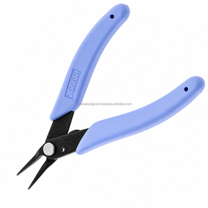 Pince à bec effilé professionnelle Xuron modèle 450, poignées bleues, précision, pointe fine, pour bijoux, perlage, façonnage de fils, artisanat - Product Image 3