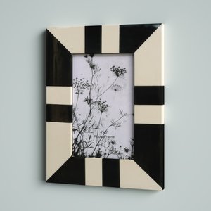 Artistic Natural Buffalo Bone Inlay <b>Photo</b> <b>Frame</b> Decorative <b>Black</b> and white Style Mosaic Picture <b>Frame</b> for Bedroom Shelf Homeware - Product Image 4