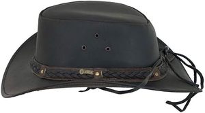 Classic <b>Western</b> Cowboy <b>Hat</b> with Braided Leather Band - Product Image 5