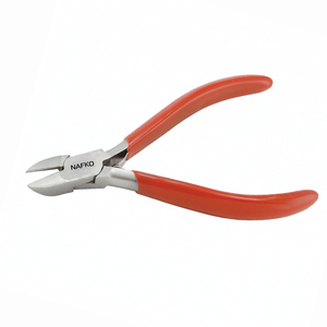 Premium Jewelry Making Tool Side <b>Cutter</b> 115mm Lap Joint Stainless Steel With Red Grip Handle Jewelry Equipment Supplier Tools - Product Image 1