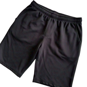 Pantalones cortos personalizados de lana de felpa francesa para hombre, pantalones cortos de color sólido para entrenamiento de gimnasio de algodón 100% para hombre, pantalones cortos esenciales para correr de verano - Product Image 1