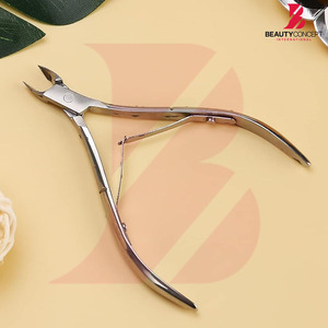 Stainless Steel Cuticle Nipper Full Jaw with Leather Case Wholesale Rate Cuticle Nail Nipper <b>For</b> Dead Skin <b>Removal</b> Hand Care - Product Image 6