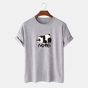 เสื้อยืดฤดูร้อนผู้ชายปี 2026 ผ้าฝ้าย 100% ทรงปกติ สั่งทำโลโก้ได้ พิมพ์ลายซิลค์สกรีน รับผลิตแบบ OEM ผ้าไม่เป็นขุย น้ำหนัก 200 กรัม ขั้นต่ำสั่งซื้อน้อย 100 ตัว - Product Image 6