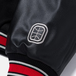 Chaqueta Varsity de los Raiders de Las Vegas para Hombre, Negra, de Lana, Casual, con Cuello Alto, Lisa, con Logotipo Bordado Personalizado - Product Image 5