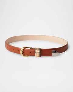 Ceinture en cuir de qualité supérieure pour femme, rehaussant le style de votre tenue grâce à sa texture lisse et son éclat. - Product Image 2