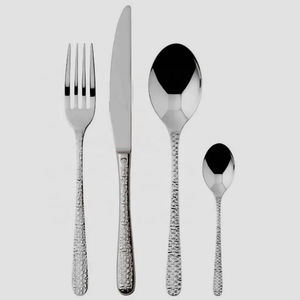 Ensemble de couverts professionnels modernes en acier inoxydable, finition miroir, légers, compatibles lave-vaisselle, pour la restauration, les banquets et les fêtes - Product Image 2