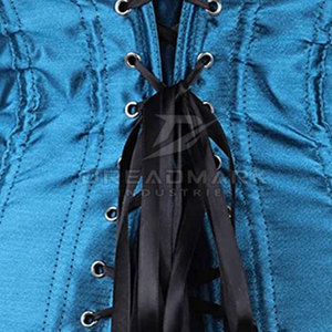 New Style Women's Plus Size Breathable Eco-Friendly Leather <b>Underbust</b> Corset with Comfortable Fit for Daily Use - Product Image 5