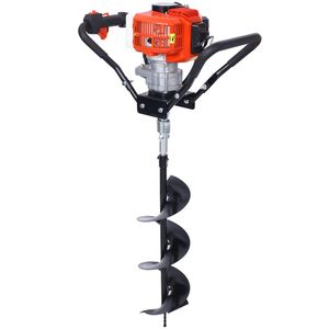 Tarière thermique 43 cm³ pour puits de 6-8 pouces, avec tige de 30 pouces – Tarières de forage puissantes - Product Image 2