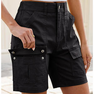 <b>Women's</b> High Breathable Quick Dry Lightweight <b>Knee</b> <b>Length</b> Summer Wear Travelling Use Athletic Casual <b>Cargo</b> <b>Shorts</b> 100% Cotton - Product Image 4