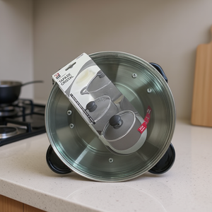 Tapa de cristal para olla de 26 cm, tapa de cristal para crisper, pieza esencial para utensilios de cocina - Product Image 3