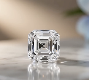 Diamant de laboratoire certifié IGI, synthétique CVD HPHT, 1ct 2ct 3ct, DEF VVS VS1, taille Asscher, solitaire, coupe idéale excellente - Product Image 3