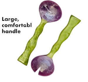 Cuchara de resina artesanal de la mejor calidad, altamente pulida, con logotipo personalizado para uso doméstico, en la cocina y en restaurantes. - Product Image 1