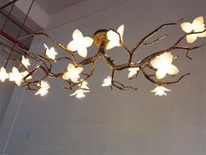 Elegant Metal Floral <b>Arch</b> Decor With White Flowers For Ceiling <b>Decoration</b> - Product Image 5
