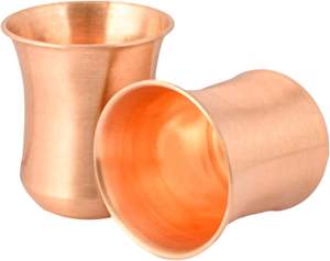 Purely <b>Copper</b> Material High Quality Home Decor <b>Table</b> Top Tumbler Best Selling New Design Tapered Shape - Product Image 1
