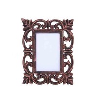 Cadre photo rectangulaire en laiton doré fait main, léger et durable, de luxe, écologique, décoratif pour table, exportateur indien