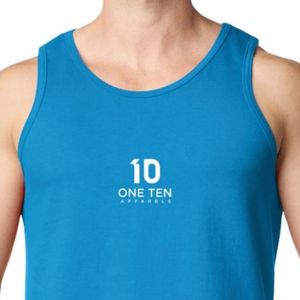 เสื้อกล้ามผู้ชายสีแซฟไฟร์ ผ้าฝ้าย ระบายอากาศ น้ำหนักเบา เหมาะสำหรับออกกำลังกาย ฟิตเนส วิ่ง ใส่ลำลองในฤดูร้อน - Product Image 5