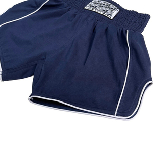 Shorts de combat MMA unisexe bleu marine, respirants, anti-transpiration, coupe ample, vêtements de sport de combat pour adultes, Spandex/Nylon - Product Image 2