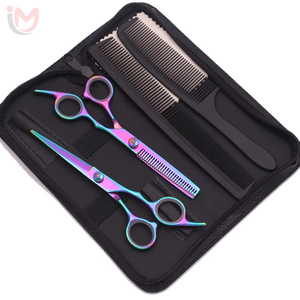 Ensemble professionnel de ciseaux de coiffure en acier inoxydable, ciseaux à effiler, outils de barbier, 15,24 cm, kit de coiffure de salon, durable - Product Image 2