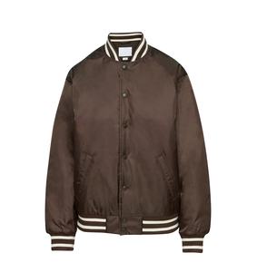 Nueva Chaqueta Varsity de Satén Lisa de Moda para Invierno, Tallas Grandes, Estilo Club de Béisbol, Personalizable, para Adultos - Product Image 1