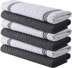 Luxury Woven Cotton <b>Kitchen</b> <b>Towels</b> Ultra Soft Reusable Eco-friendly High-quality 150-300 GSM Tea <b>Towel</b> Dish <b>Towel</b> Absorbent - Product Image 1