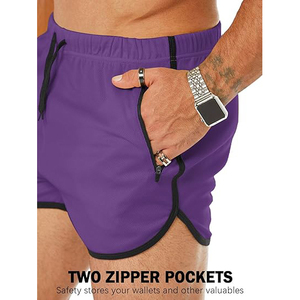 Pantalones Cortos Deportivos Transpirables para Hombre, de Secado Rápido, Ligeros, Elásticos y Transpirables para Entrenamiento - Product Image 5