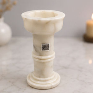 Marble Round Incense <b>Burner</b> Tabletop Indoor Decor Traditional Design Durable Living Room All Seasons - Product Image 5