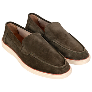 Nuevos Mocasines Casuales de Moda para Hombre, de Gamuza de Oliva, Ligeros y Cómodos, Estilo Slip-On - Product Image 1