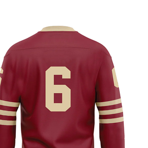 เสื้อฮอกกี้น้ำแข็งคุณภาพสูงแบบใหม่ล่าสุด ออกแบบเองได้ พร้อมลายพิมพ์แบบ Sublimation แขนยาว มีจำหน่ายแล้ว - Product Image 6