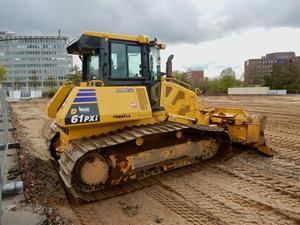 Topadora <span class=keywords><strong>Komatsu</strong></span> <span class=keywords><strong>D61</strong></span> de Calidad de Exportación, Miniexcavadora de Servicio Pesado, Potente <span class=keywords><strong>Bulldozer</strong></span> para Nivelación y Movimiento de Tierras - Product Image 3