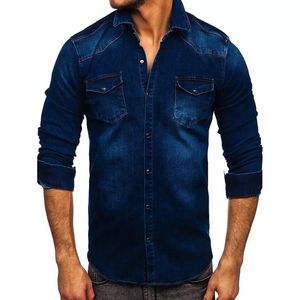 เสื้อยีนส์สำหรับผู้ชายระบายอากาศได้ดีดีไซน์โลโก้ตามสั่ง - Product Image 6