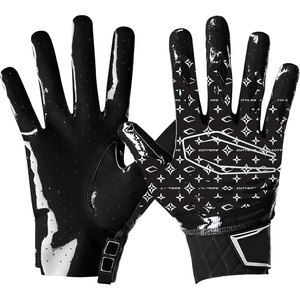 Guantes Personalizados para Receptor de Fútbol Americano, Guantes Deportivos con Agarre Adhesivo, Transpirables, para Jóvenes y Adultos, para Entrenamiento y Juego, Fabricante OEM - Product Image 1