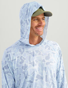 ผู้ผลิตเสื้อผ้าขายส่ง เสื้อฮู้ดตกปลาแขนยาว แห้งเร็ว ระบายอากาศดี ป้องกันแสงแดดสูง ปรับแต่งได้ - Product Image 4