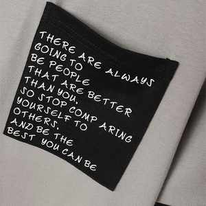 T-shirt pour homme en coton 100% de qualité supérieure, imprimé en couleur unie, coupe ample, épaules tombantes, poids lourd 260g, style streetwear - Product Image 3