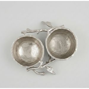 Premium Metal Double Dry Fruit Bowl Serving Dish Gold Finish Branch Leaf Style Dry Fruit Holder Decorative Tableware Luxury Gift - Product Image 5