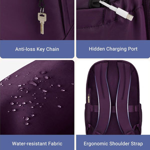 Sac à dos étudiant multi-poches, nouvelle arrivée, logo personnalisé, fermeture éclair fluide, polyester, confortable, léger, best-seller, respirant - Product Image 5