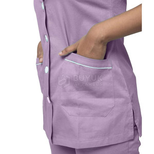 ชุดยูนิฟอร์มพยาบาลสั่งทำสีได้ตามต้องการ ผ้าเนื้อนุ่ม ทนทาน คุณภาพสูง พร้อมปักโลโก้ตามสั่ง - Product Image 6