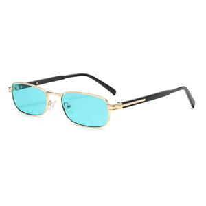 RTS 2026 Trending Fashion <b>Small</b> Square Metal <b>Frame</b> Men Womens UV Protection <b>Sunglasses</b> for Outdoor Activities - Product Image 5