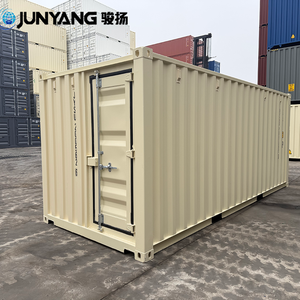 Contenedor de Acero Corten de Alta Calidad de 20GP al por Mayor con 1 Puerta para Obras de Construcción - Product Image 1