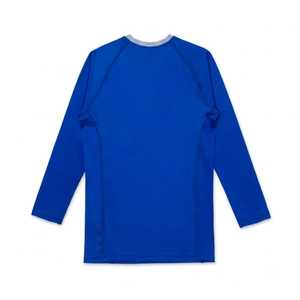เสื้อและกางเกงรัดรูป Rash Guard ยูนิเซ็กซ์ขายดี พร้อมโลโก้สั่งทำ แห้งเร็ว ระบายอากาศได้ดี ผลิตจากโพลีเอสเตอร์ - Product Image 4