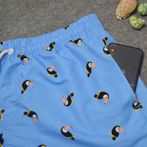 Wholesale Custom Beach Shorts Mesh Lining Shorts for <b>Men</b> Surfing Board Shorts With Pattern Printing Swimwear Sweat <b>Trunks</b> - Product Image 3