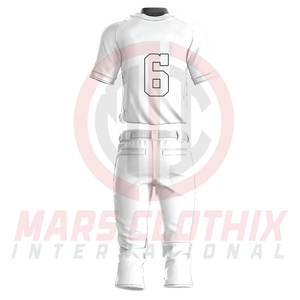 Uniformes de Béisbol Cómodos de Bajo MOQ, Uniformes Deportivos Personalizados para Jóvenes, Uniformes de Béisbol de Buena Calidad en Color Sólido - Product Image 3