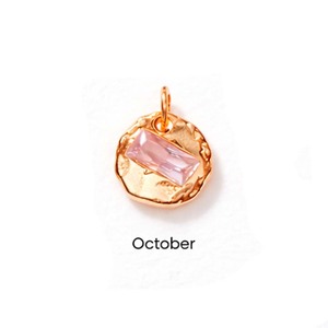 Rose Gold Plated Rose Quartz <b>Pendant</b> Round Coin Charm Faceted Rectangle Gemstone Necklace Jewelry - Product Image 1
