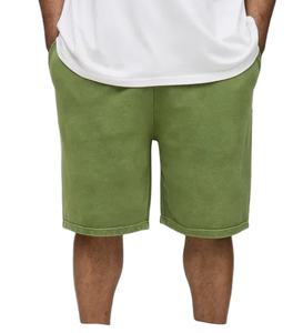 Pantalones cortos de algodón para hombre, pantalones cortos de gimnasio, pantalones casuales para correr, pantalones de cintura elástica, pantalones cortos de Hip Hop para hombre con bolsillos laterales, Color sólido - Product Image 1