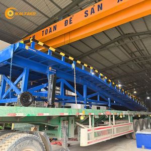 ทางลาดเคลื่อนที่สำหรับรถยกขนาด 6 ตัน จากโรงงานโดยตรง สำหรับขนถ่ายสินค้าตู้คอนเทนเนอร์ รถบรรทุก ผลิตตามสั่ง ได้มาตรฐาน ISO 9001 ราคา FOB เวียดนาม รับน้ำหนักได้มาก - Product Image 5