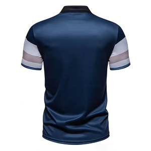 เสื้อโปโลผู้ชายคุณภาพสูงจากผู้ผลิต ผ้าฝ้าย 100% ไซส์ใหญ่ ระบายอากาศได้ดี ดีไซน์หลากหลาย - Product Image 6
