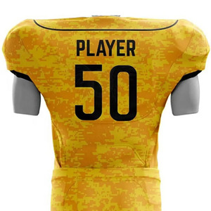 Uniforme de football américain personnalisable, style le plus récent, respirant, imprimé, grande taille, 100% polyester, extensible dans quatre sens, antibactérien - Product Image 6